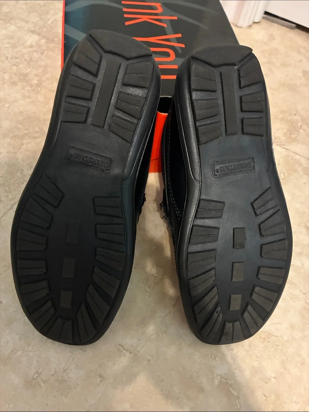 Deer Stags Black “Booster” Slip-On Loafers for Kids